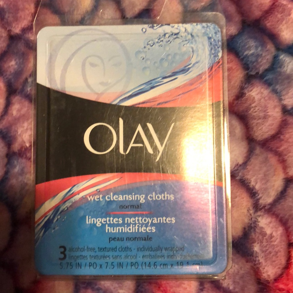 Olay wet cleansing clothes